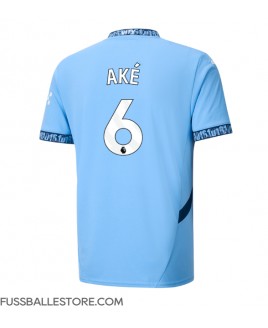 Günstige Manchester City Nathan Ake #6 Heimtrikot 2024-25 Kurzarm